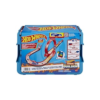 Foto 2 | Set De Juego Flame Stunt De Hot Wheels Track Builder Con 16 Unidades - Venta Internacional.
