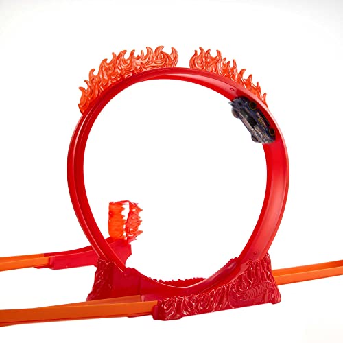 Foto 5 pulgar | Set De Juego Flame Stunt De Hot Wheels Track Builder Con 16 Unidades - Venta Internacional.