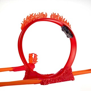 Foto 4 | Set De Juego Flame Stunt De Hot Wheels Track Builder Con 16 Unidades - Venta Internacional.