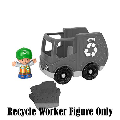 Foto 4 pulgar | Trabajador De Reciclaje Toy Fisher-price Little People Con Camión - Venta Internacional.