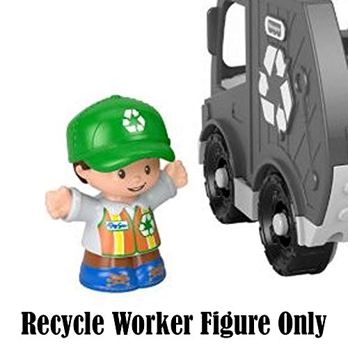 Foto 6 pulgar | Trabajador De Reciclaje Toy Fisher-price Little People Con Camión - Venta Internacional.