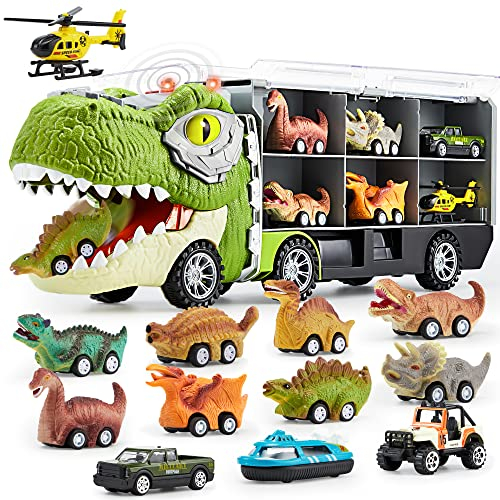 Foto 2 pulgar | Camión Transportador De Dinosaurios Joyin 13 En 1 Para Niños - Venta Internacional.