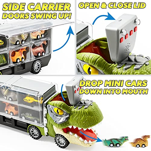 Foto 2 | Camión Transportador De Dinosaurios Joyin 13 En 1 Para Niños - Venta Internacional.