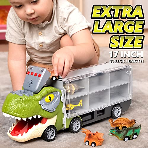 Foto 6 pulgar | Camión Transportador De Dinosaurios Joyin 13 En 1 Para Niños - Venta Internacional.