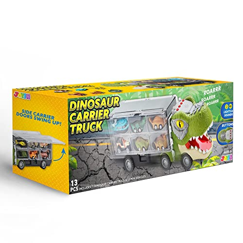 Foto 7 pulgar | Camión Transportador De Dinosaurios Joyin 13 En 1 Para Niños - Venta Internacional.