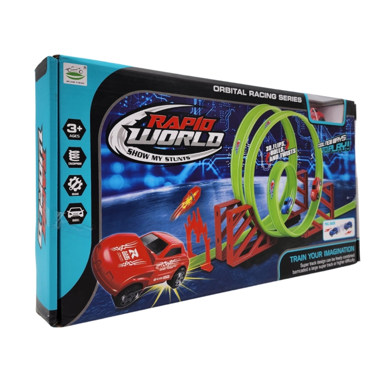 Foto 3 pulgar | Race Track Rapid World Lanza Autos Para Niños - Venta Internacional.