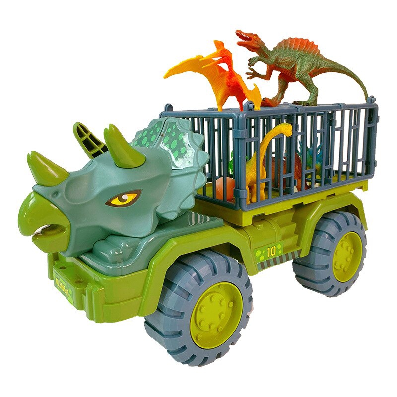 Foto 2 pulgar | Transporte En Camión Con Dinosaurios Para Niños Triceratops - Venta Internacional.