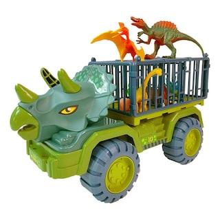 Foto 1 | Transporte En Camión Con Dinosaurios Para Niños Triceratops - Venta Internacional.