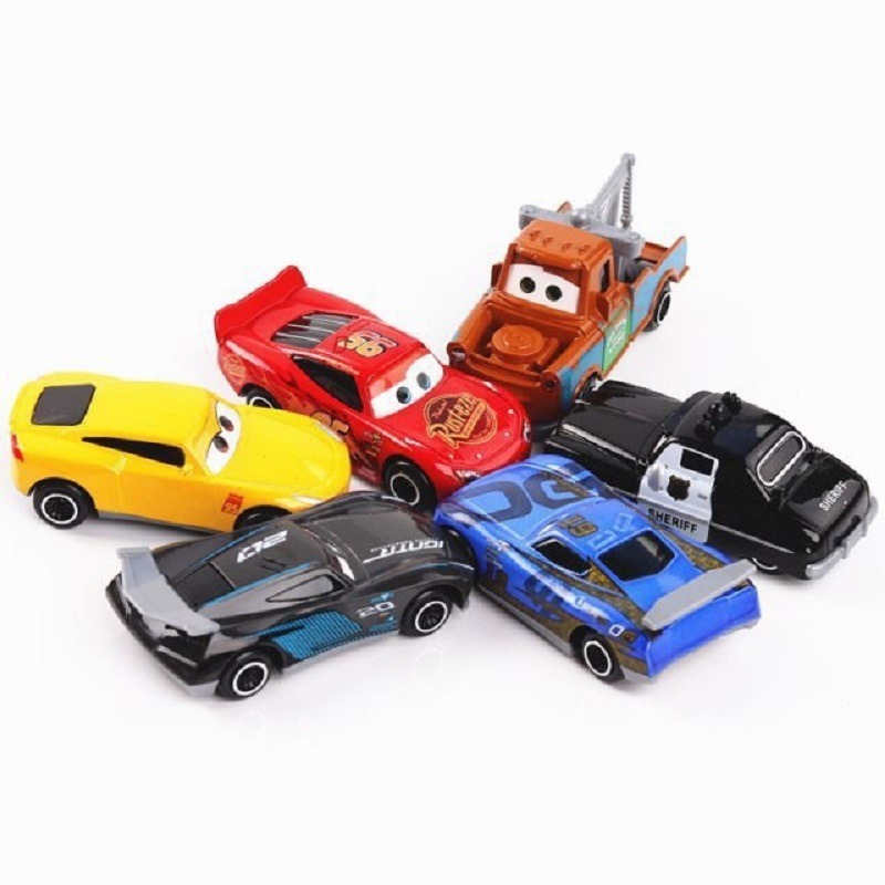 Foto 6 pulgar | Set De Juguetes Disney Pixar Cars Lightning Mcqueen, 7 Piezas - Venta Internacional.