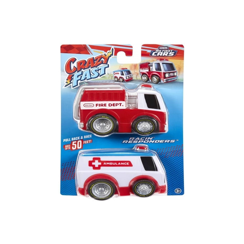 Toy Littletikes 659461 Vehículos De Emergencia, Camión De Bomberos Y Ambulú - Venta Internacional.