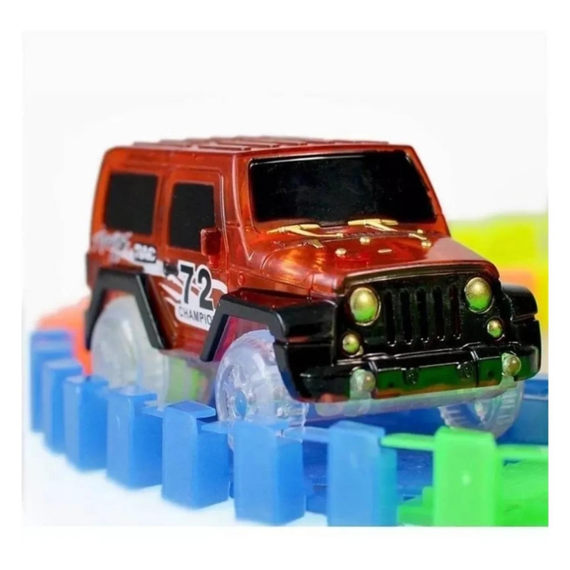 Foto 2 | Toy Track Car Magica Luminous Con 128 Piezas De Colores - Venta Internacional.