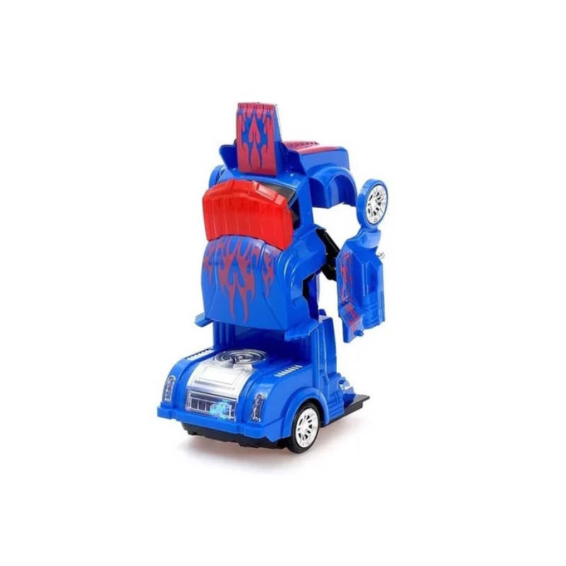 Foto 4 pulgar | Camión Transformer Optimus Prime con Sonido y Luz - Azul - Venta Internacional