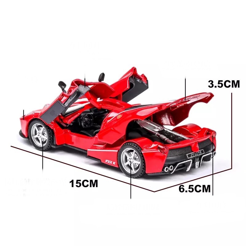 Foto 3 pulgar | Coche Miniatura Ferrari La Ferrari Escala 1:32 con Luces - Venta Internacional