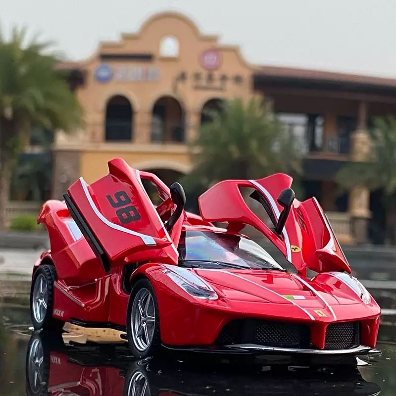 Foto 5 pulgar | Coche Miniatura Ferrari La Ferrari Escala 1:32 con Luces - Venta Internacional