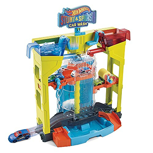Foto 2 pulgar | Juego De Lavado De Autos Hot Wheels Mattel Stunt & Splash - Venta Internacional.