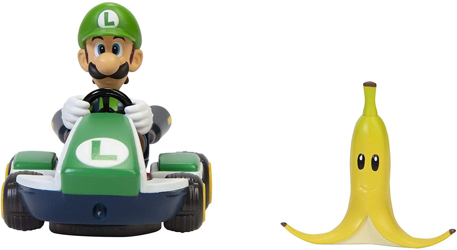 Vehículo de Juguete Nintendo Super Mario Spin Out 2.5 Mariokart Luigi - Venta Internacional $863