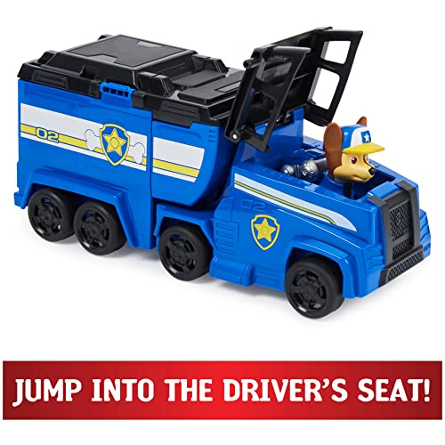 Foto 5 | Camión De Juguete Paw Patrol Big Chase Transforming Con Lanzador - Venta Internacional.