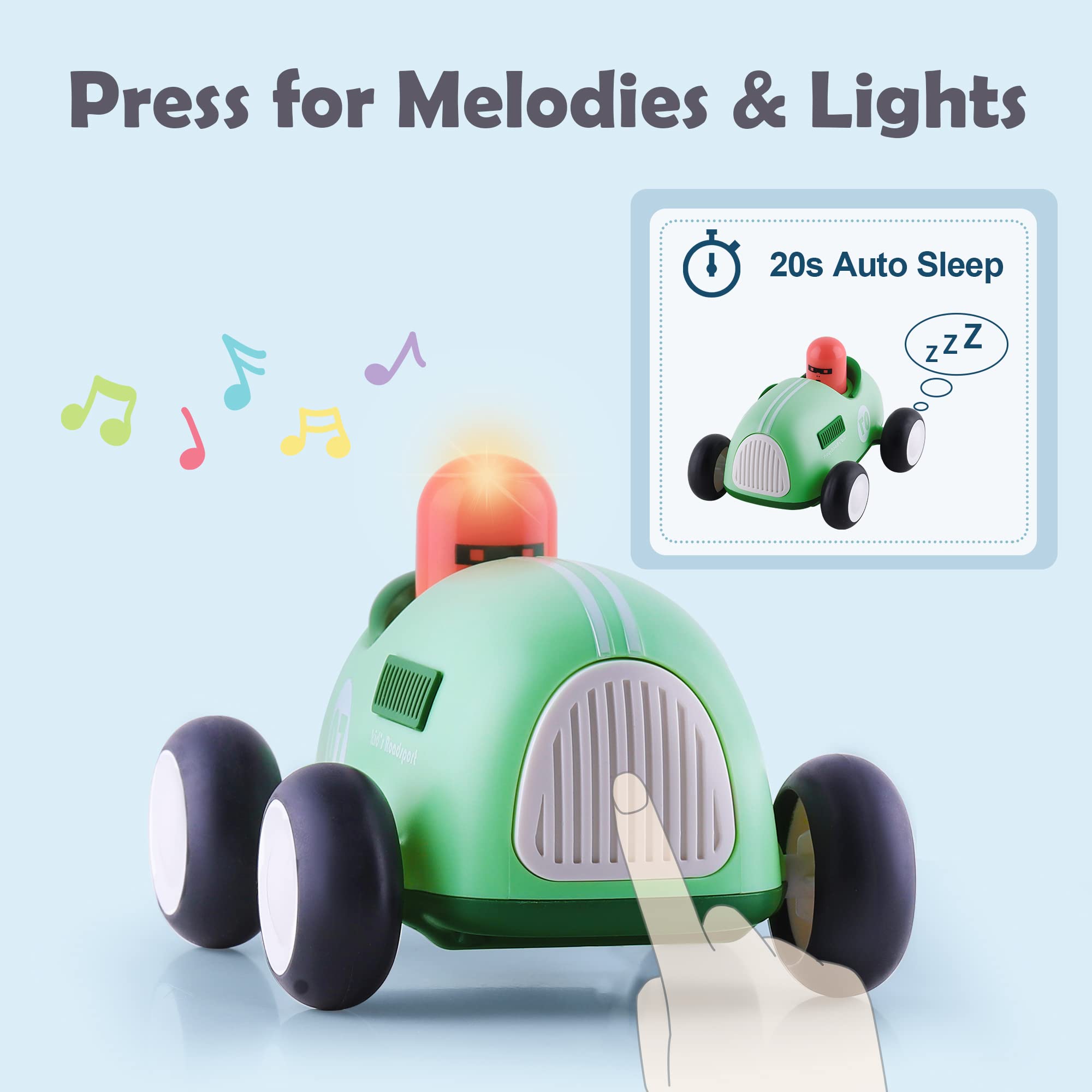 Foto 4 pulgar | Juguete de Coche Iplay Ilearn para Niños de 1 A 3 Años con Luces y Música - Venta Internacional