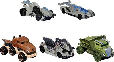 Foto 3 | Pack De 5 Coches Con Personajes De Jurassic World Dominion D - Venta Internacional.