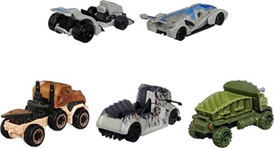 Foto 5 | Pack De 5 Coches Con Personajes De Jurassic World Dominion D - Venta Internacional.