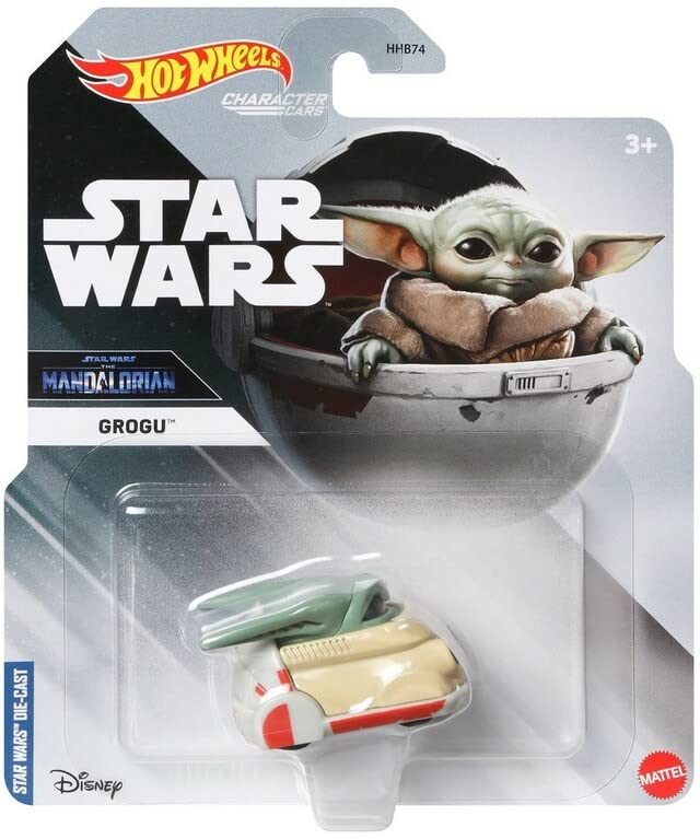 Foto 2 pulgar | Coche Fundido Star Wars Hot Wheels Character Cars Grogu - Venta Internacional