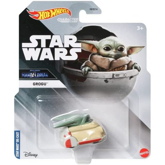 Foto 6 pulgar | Coche Fundido Star Wars Hot Wheels Character Cars Grogu - Venta Internacional