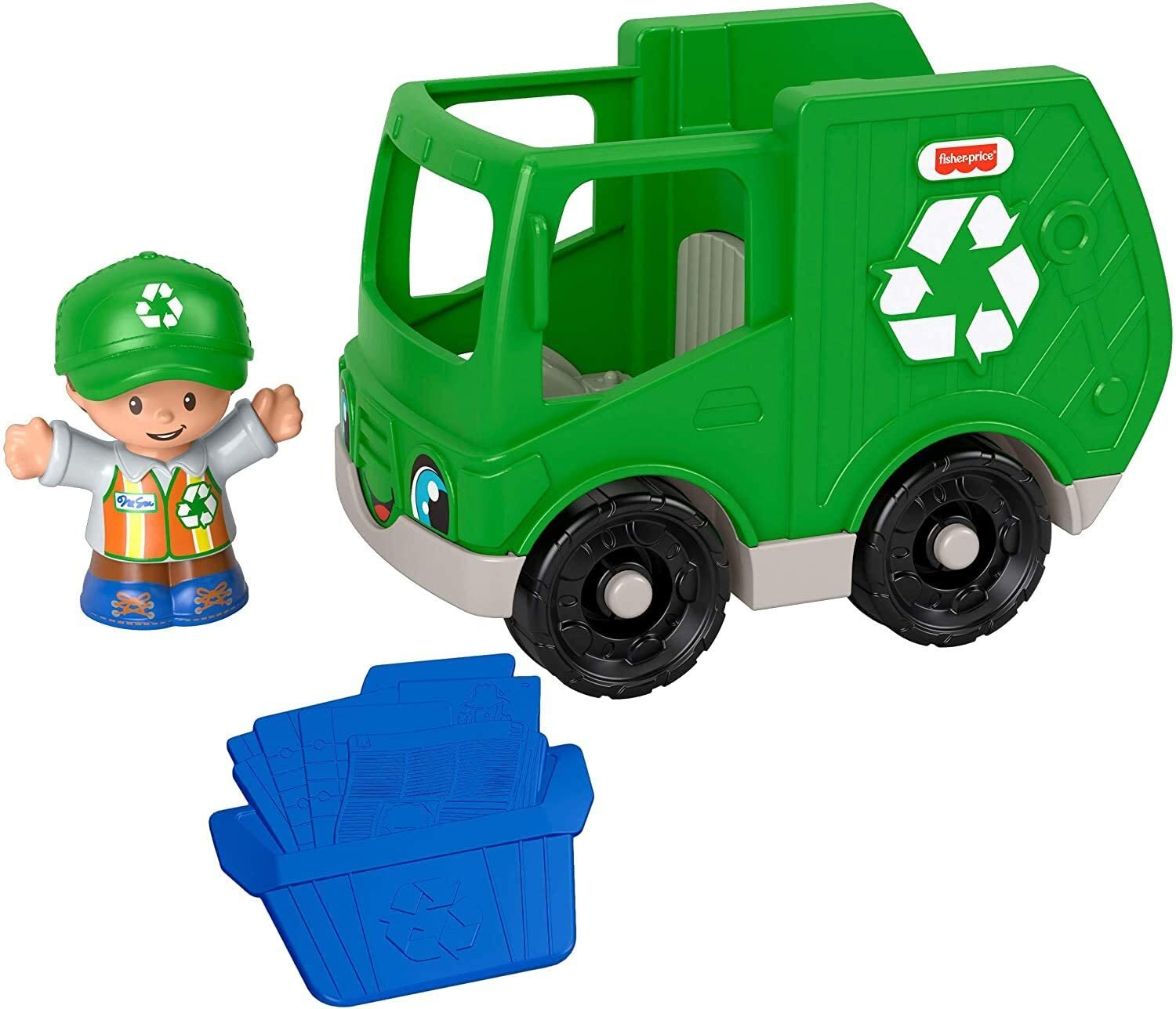 Camión De Reciclaje Little People De Fisher-price, Vehículo  - Venta Internacional.