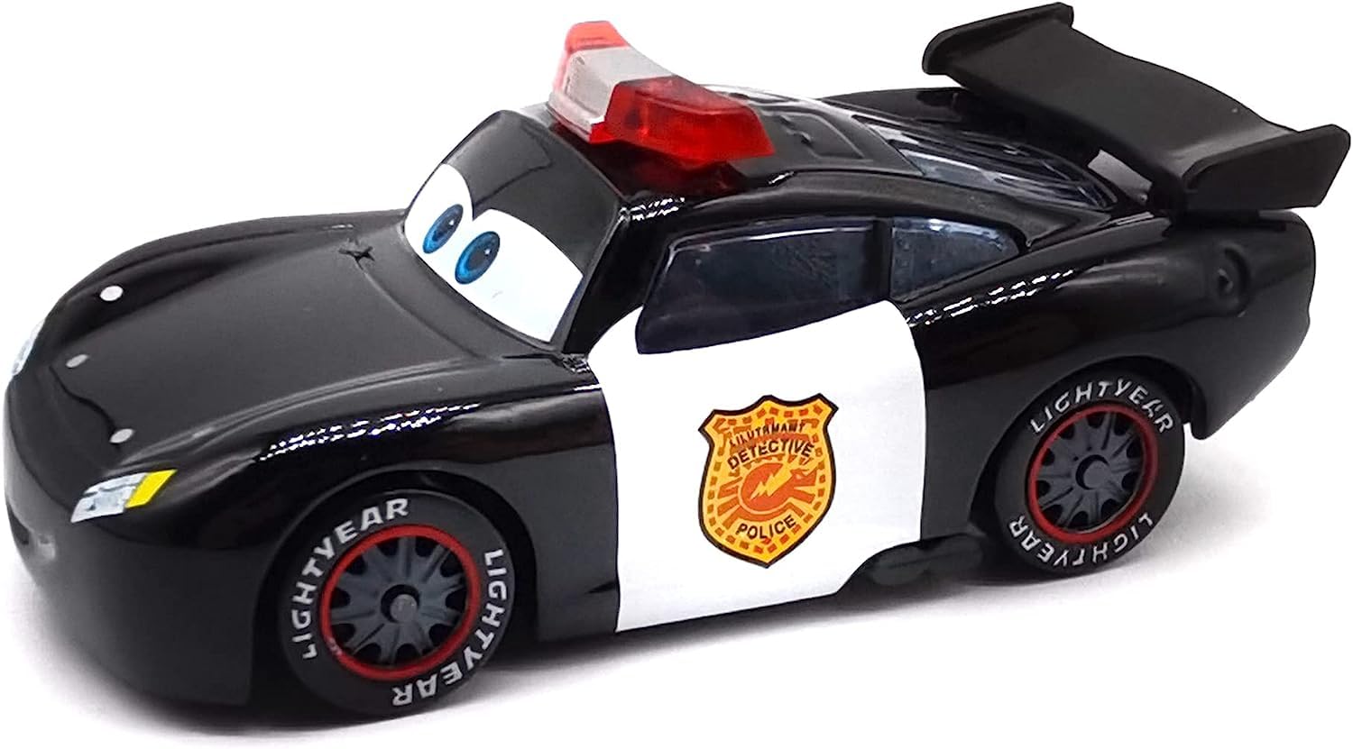 Foto 2 pulgar | Toy Car Filmenunu Movie Car Mcqueen Police A Escala 1:55 - Venta Internacional.