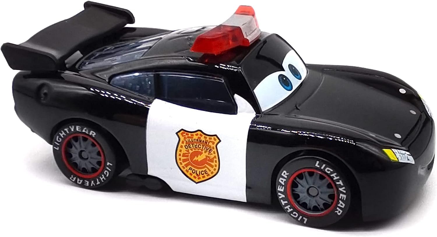 Foto 3 pulgar | Toy Car Filmenunu Movie Car Mcqueen Police A Escala 1:55 - Venta Internacional.