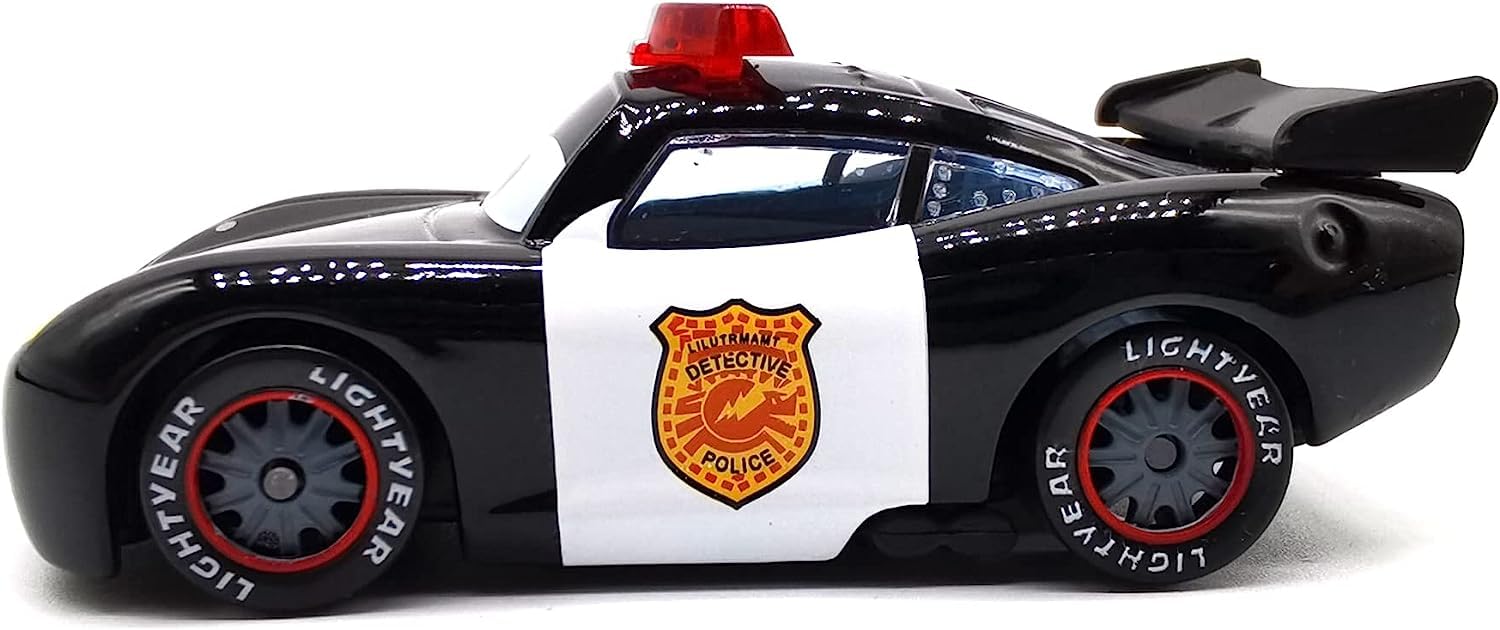 Foto 5 pulgar | Toy Car Filmenunu Movie Car Mcqueen Police A Escala 1:55 - Venta Internacional.