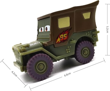 Foto 2 | Toy Car Filmenunu Movie Sarge, Metal Fundido A Escala 1:55 - Venta Internacional.