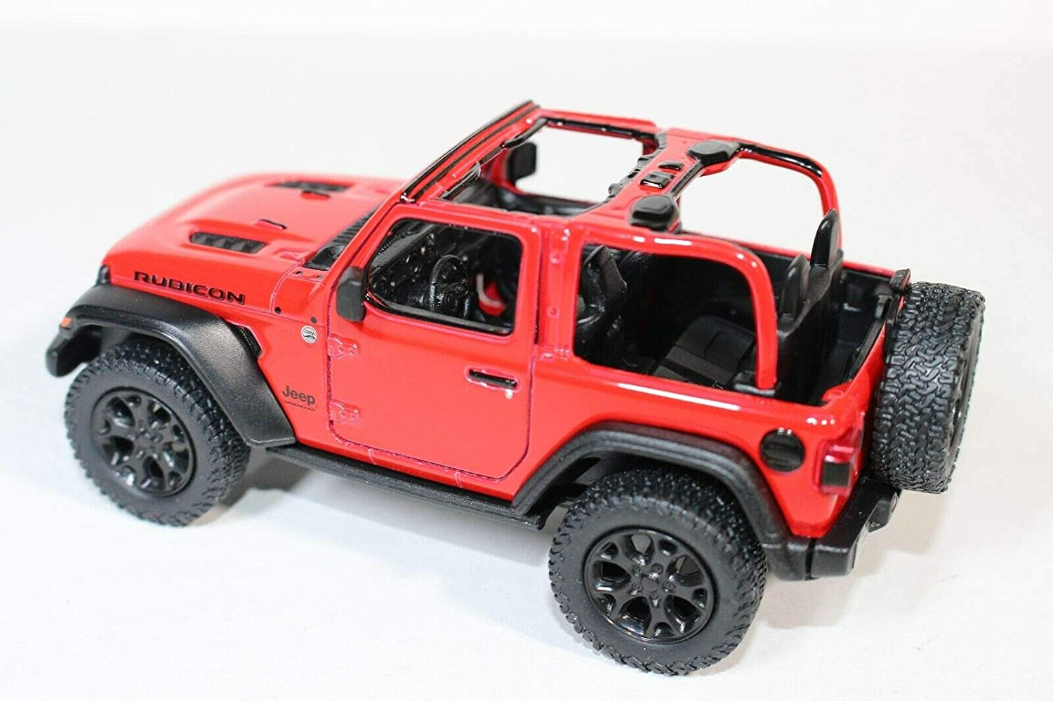 Foto 4 pulgar | Jeep Wrangler Rubicon 2018 sin Capota Rojo - Venta Internacional