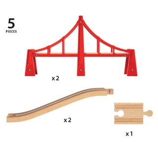 Foto 3 | Puente Colgante Doble Toy Train Accessory Brio World 33683 - Venta Internacional
