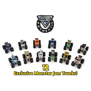 Foto 2 | Camiones Monster Trucks Fundidos A Presión Toy Monster Jam Paquete De 12 Escala 1:64 - Venta Internacional