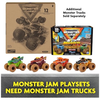 Foto 6 | Camiones Monster Trucks Fundidos A Presión Toy Monster Jam Paquete De 12 Escala 1:64 - Venta Internacional