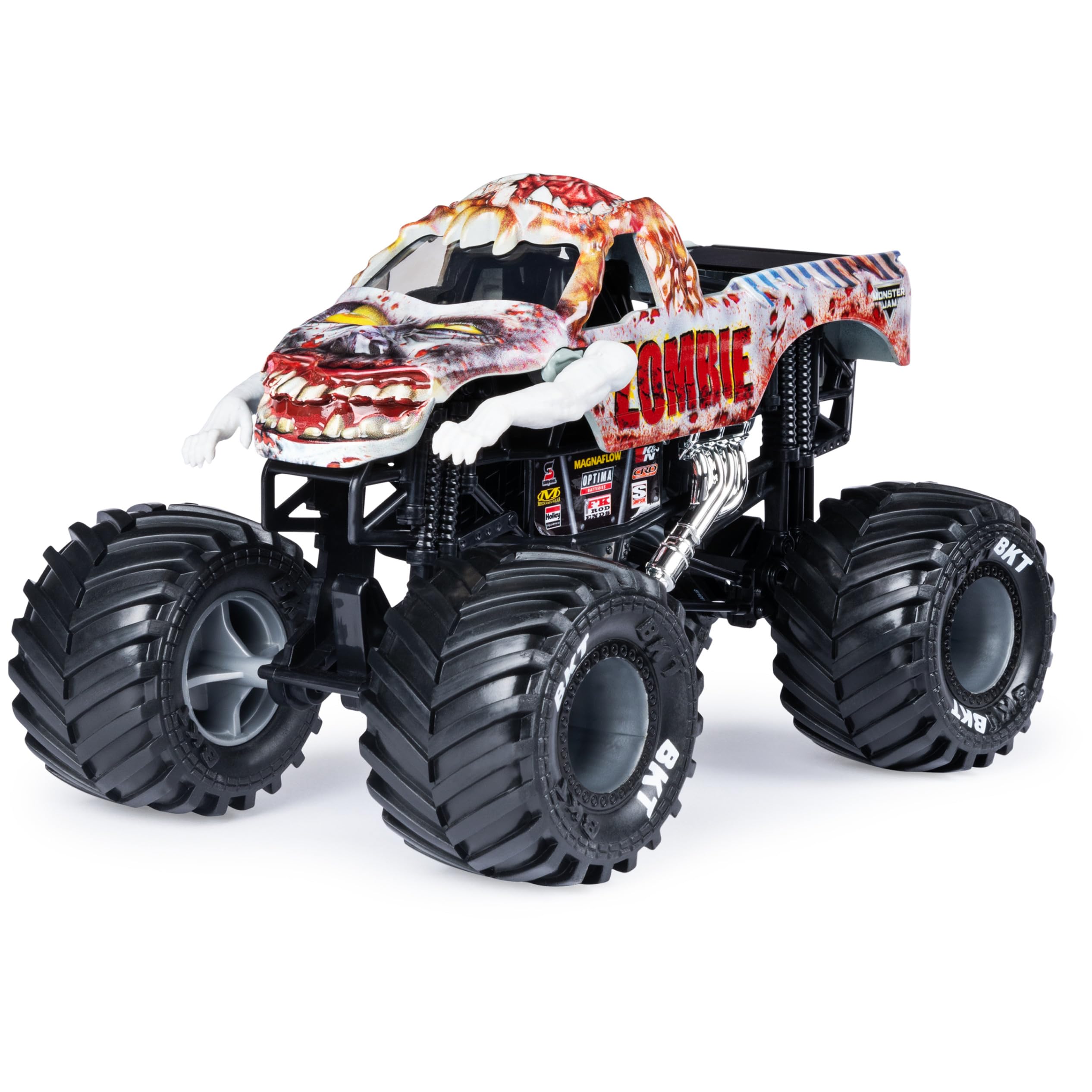 Foto 3 pulgar | Monster Truck Monster Jam Versión Oficial de Zombis Escala 1:24 - Venta Internacional