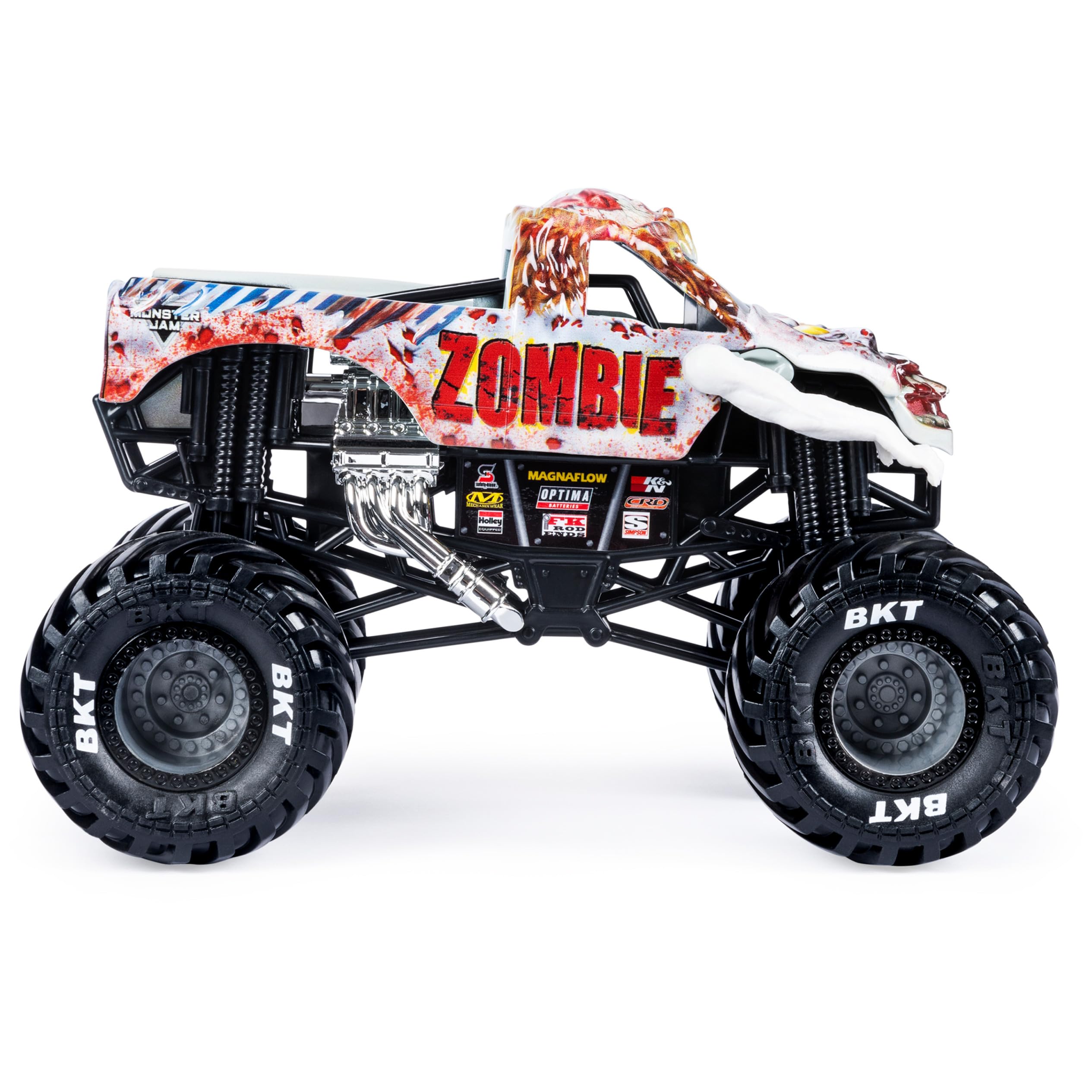 Foto 4 pulgar | Monster Truck Monster Jam Versión Oficial de Zombis Escala 1:24 - Venta Internacional