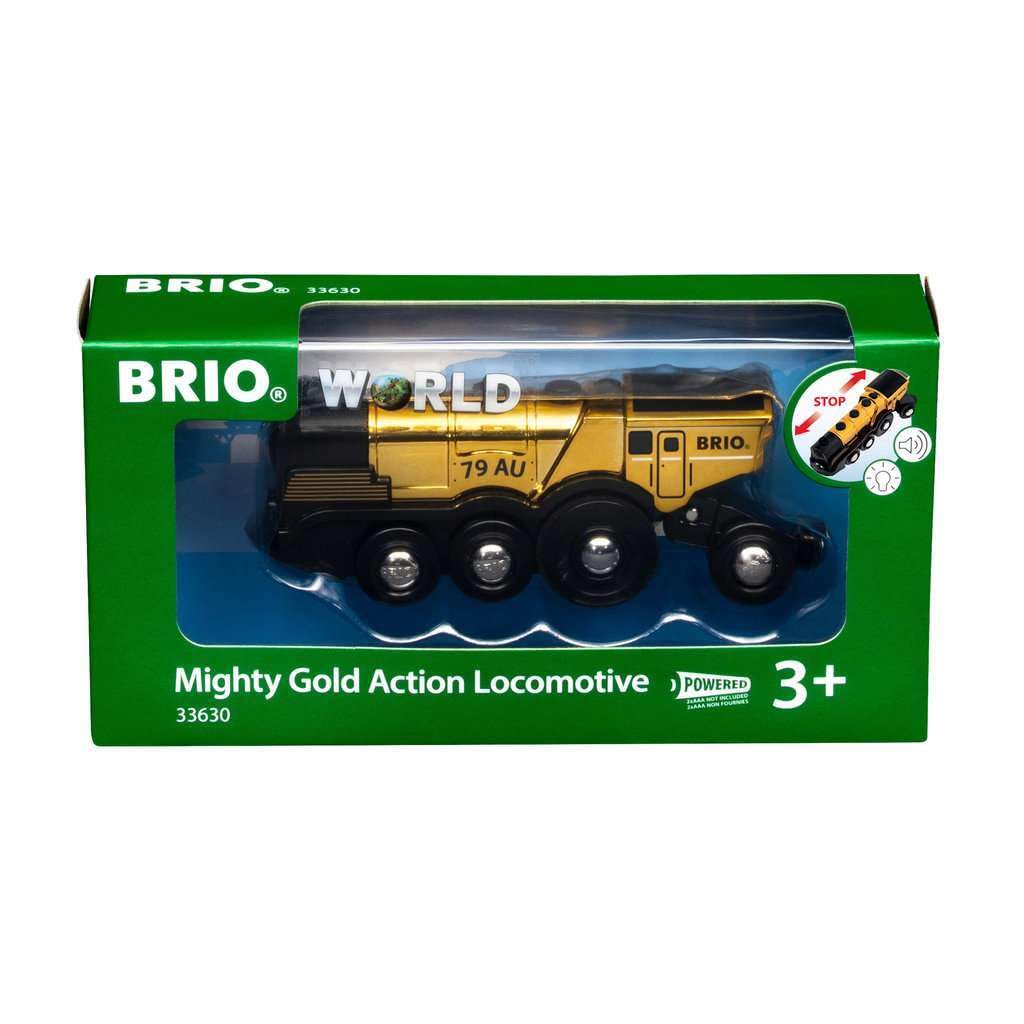 Locomotora Toy Train Brio World 33630 Mighty Golden Action - Venta Internacional $964