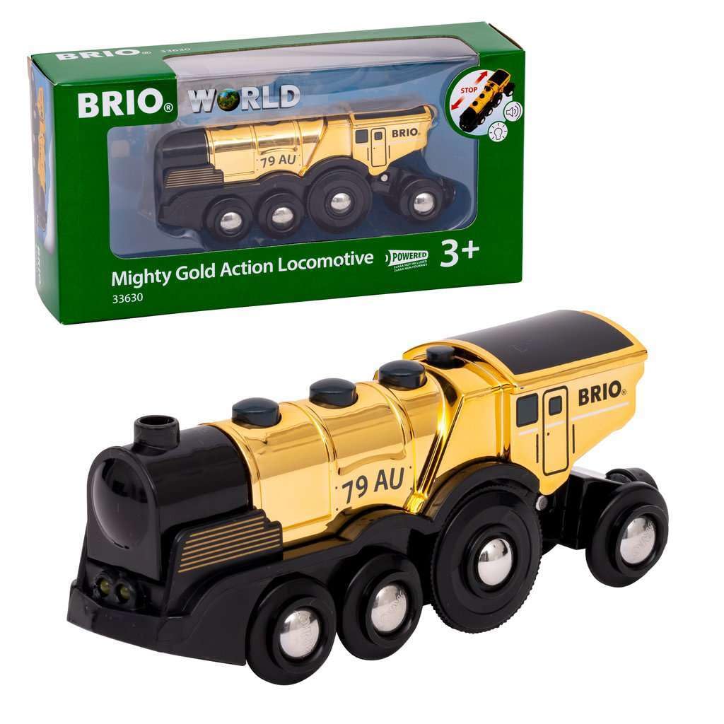 Foto 3 pulgar | Locomotora Toy Train Brio World 33630 Mighty Golden Action - Venta Internacional