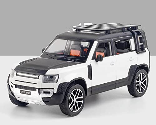 Foto 5 pulgar | Coche de Juguete Land Rover New Defender 110 1:24 Diecast con Sonido y Luz - Venta Internacional