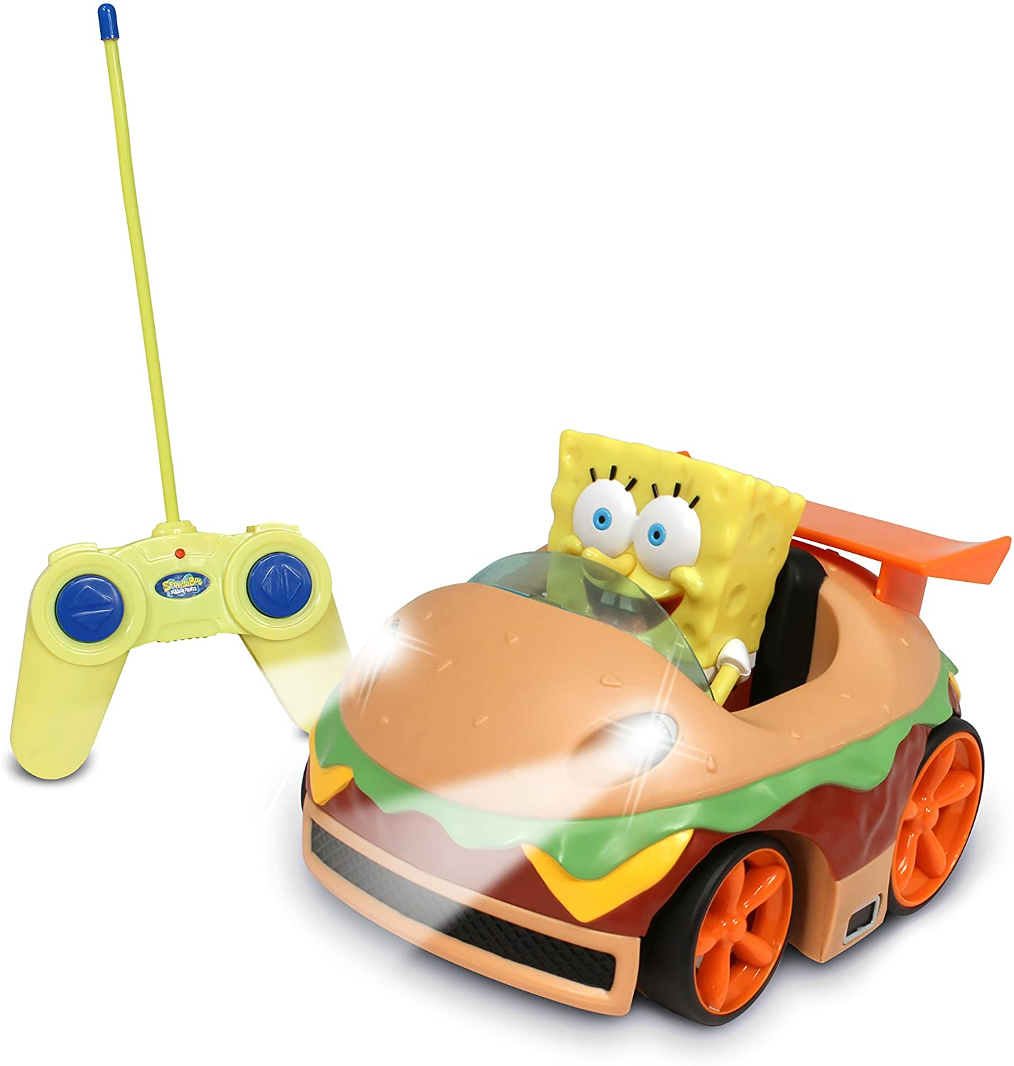 Foto 2 pulgar | Vehículo Spongebob Squarepants con Control Remoto Krabby Patty con Bob Esponja - Venta Internacional