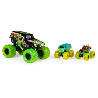 Foto 3 | Camiones Monster Jam Curse Of The Gasoline Scooby-Doo Paquete de 3 - Venta Internacional