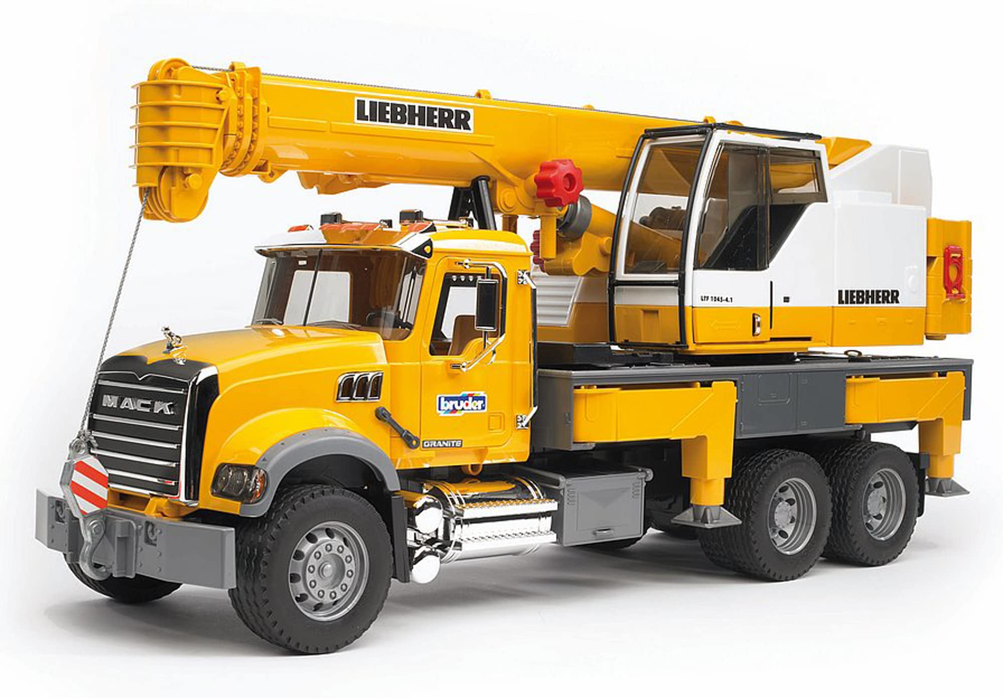 Foto 2 pulgar | Camión de Juguete Bruder Mack Granite Liebherr Crane 02818 - Venta Internacional