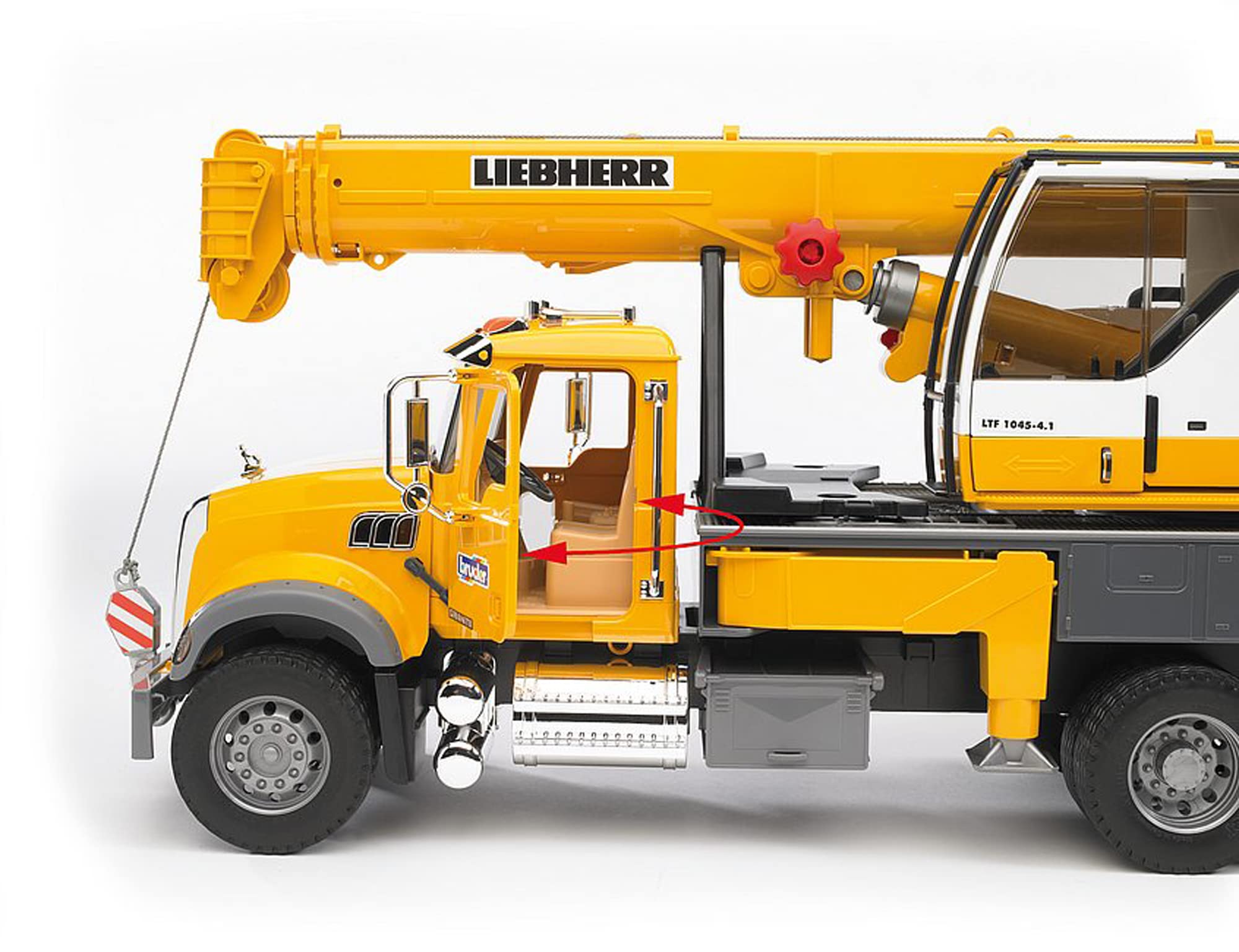 Foto 5 pulgar | Camión de Juguete Bruder Mack Granite Liebherr Crane 02818 - Venta Internacional