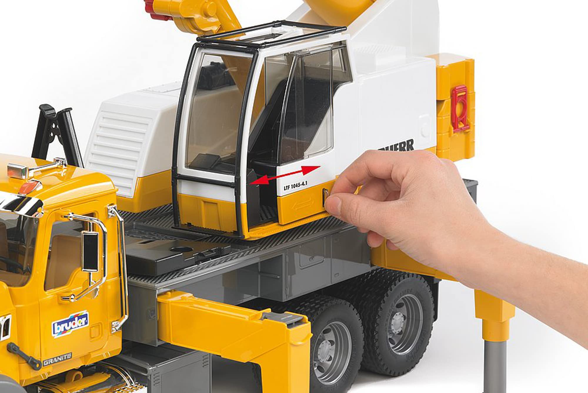 Foto 7 pulgar | Camión de Juguete Bruder Mack Granite Liebherr Crane 02818 - Venta Internacional