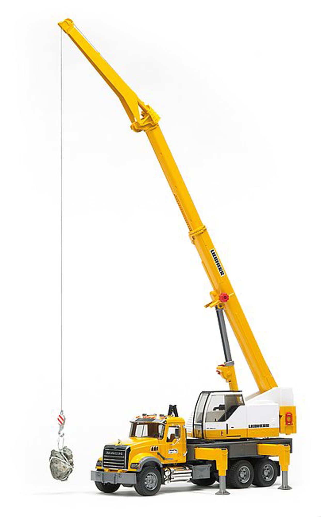 Foto 8 pulgar | Camión de Juguete Bruder Mack Granite Liebherr Crane 02818 - Venta Internacional