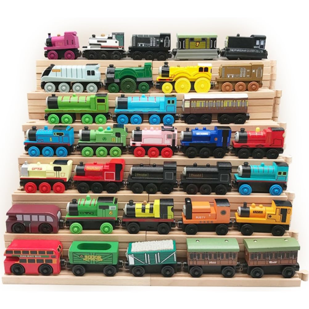 Foto 3 pulgar | Juego de Tren de Madera Toy Flmenunu Molly Carriage 1:43 con Imán - Venta Internacional