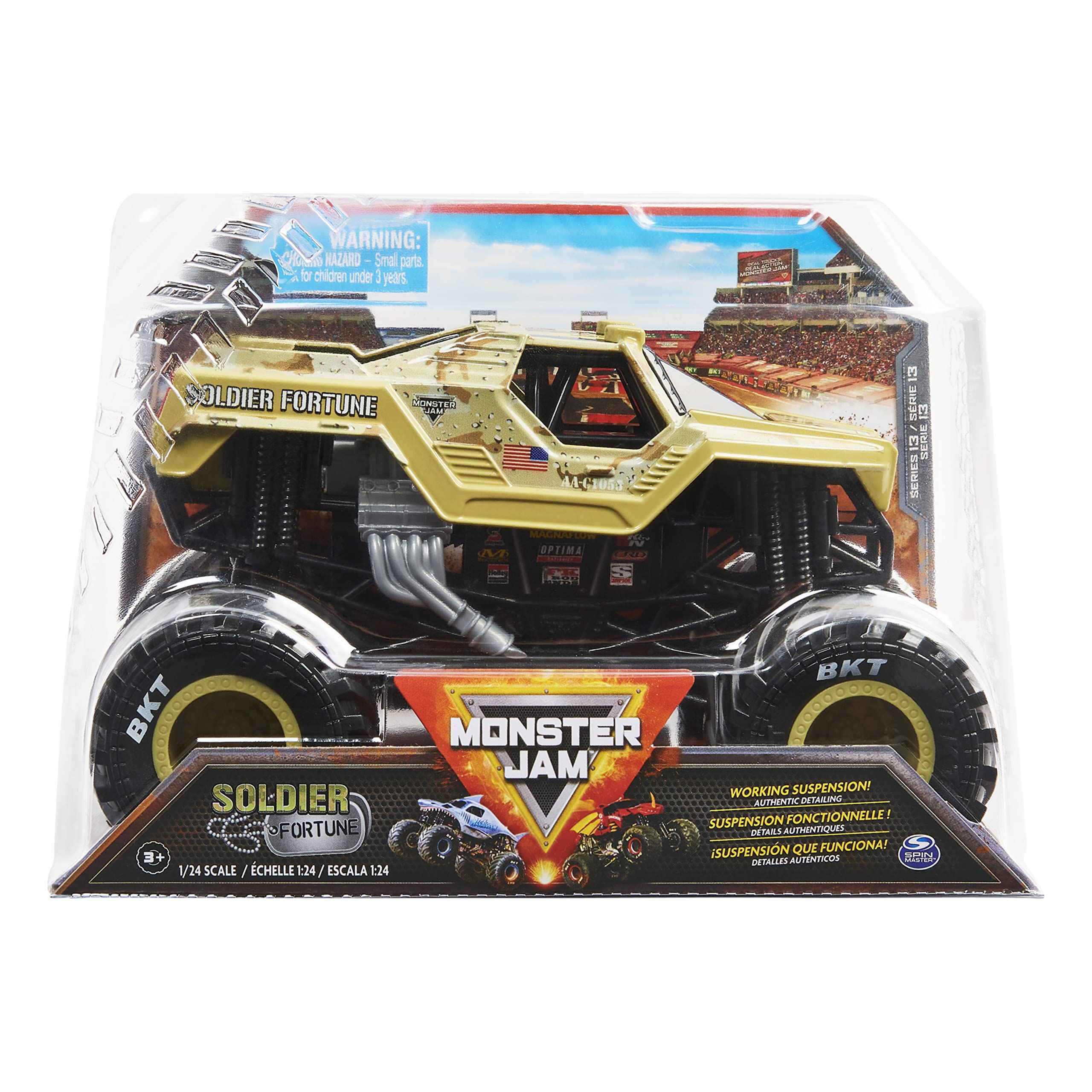 Foto 2 pulgar | Vehículo de Colección Monster Jam Soldier Fortune 1:24 - Venta Internacional