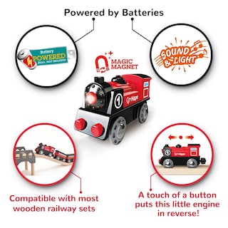 Foto 2 | Motor Número 1 De Train Set Hape Wooden Railway Alimentado por Batería - Venta Internacional