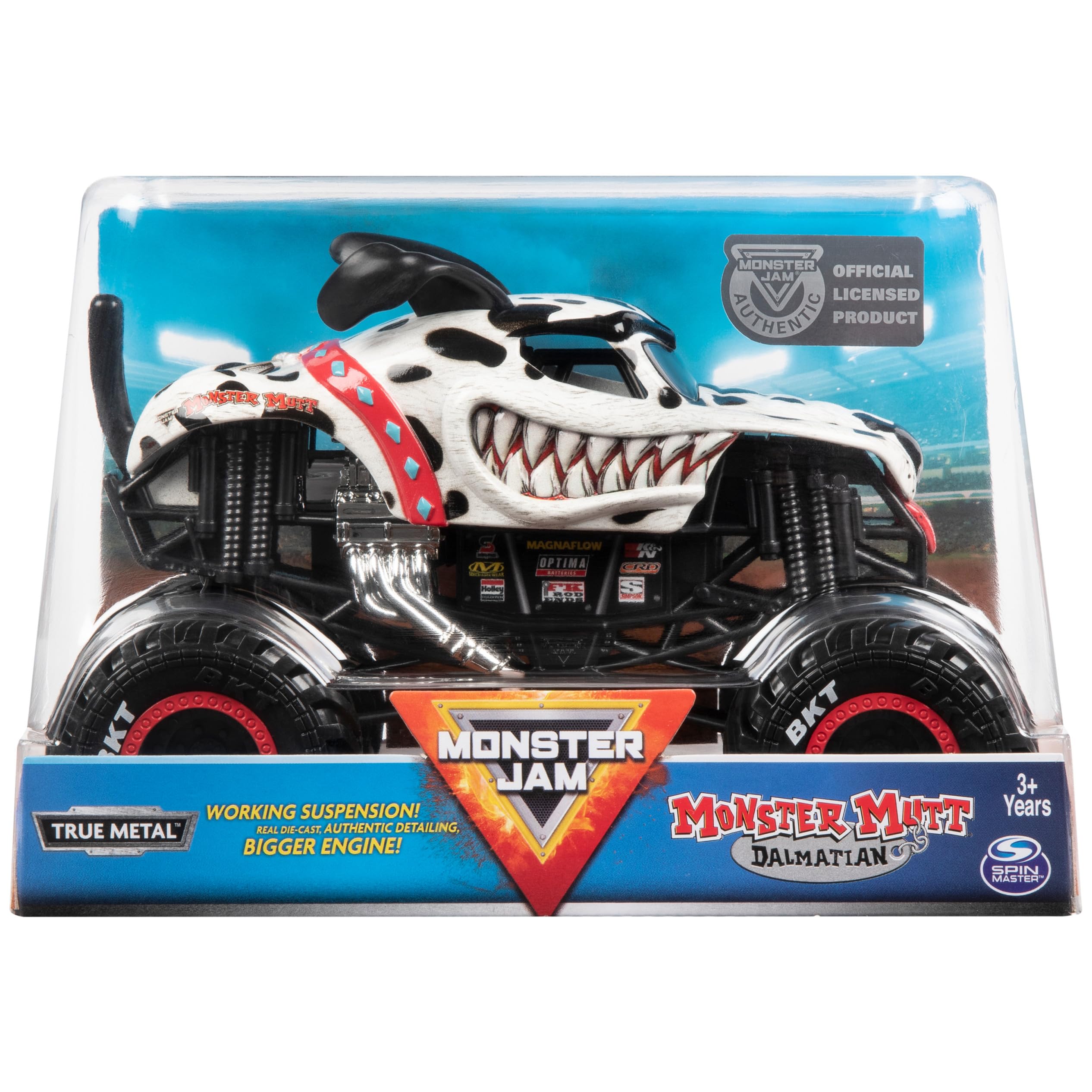 Truck Monster Jam Monster Mutt Dalmatian 1:24 - Venta Internacional